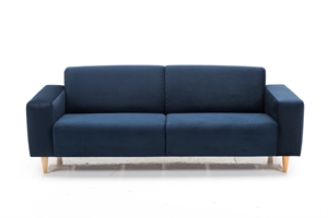 Amalfi sofa - Mirage veluor Monolith blue  - Stærk Pris 